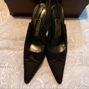 Cole Haan Evening Collection Slingback Satin Herls